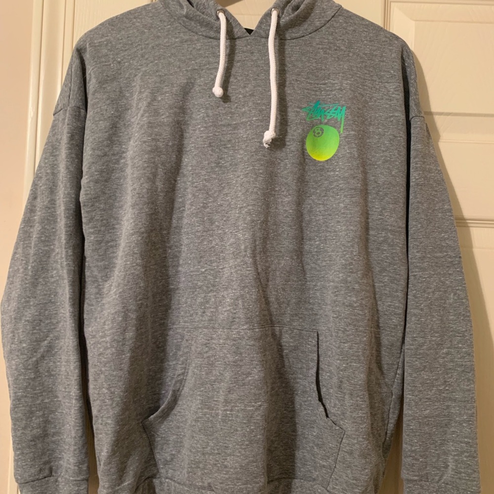 Grey stussy sweatshirt